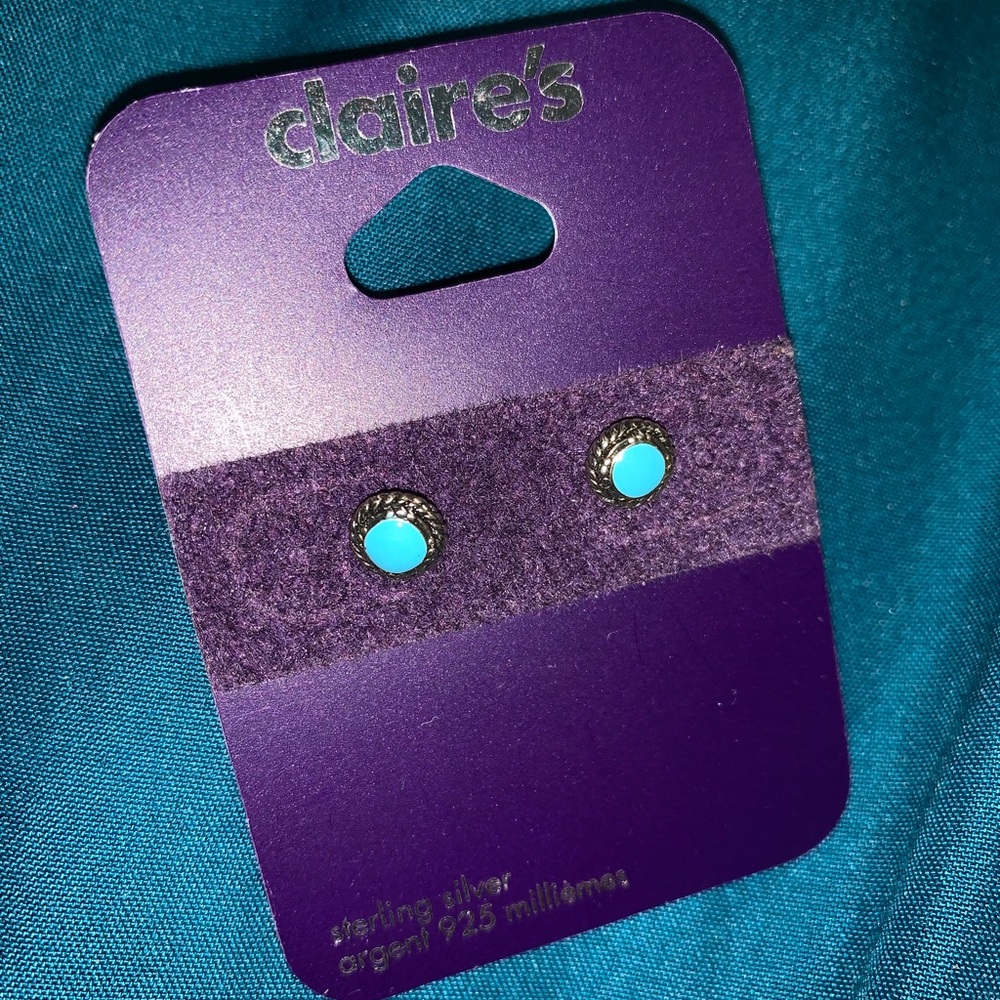 Turquoise Claire’s earrings